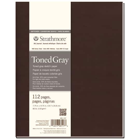 Strathmore® 400 Series Soft Cover Toned Gray Art Journal